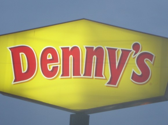 Denny's - Zoomed-In Sign