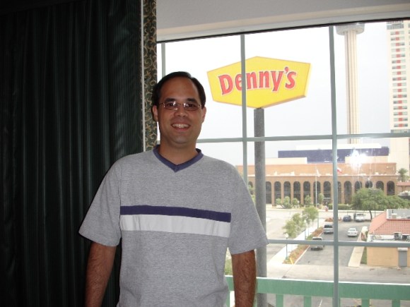 San Antonio Texas - Hotel Room View - Looking South