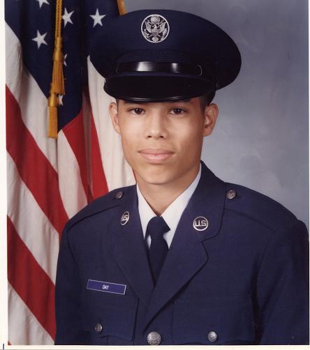 AB Chris At 18 At Lackland