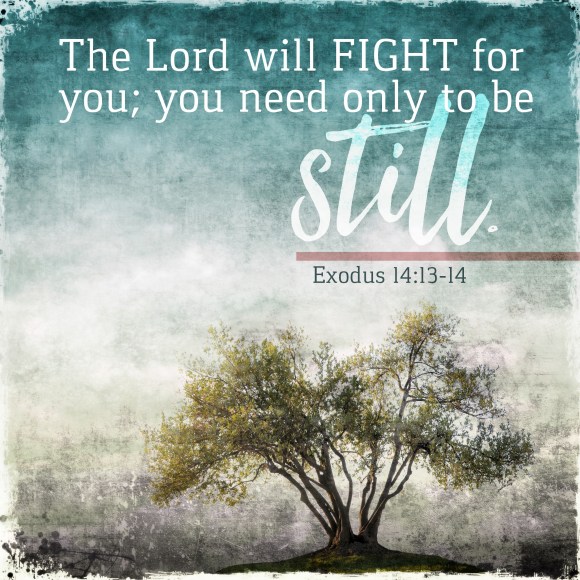 Grunge landscape with single tree